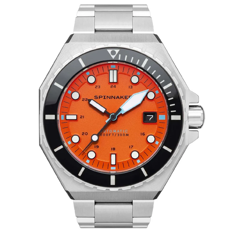 Men's Stylish Dress Watches-Spinnaker Tangerine Automatic Watch SP-5081-BB