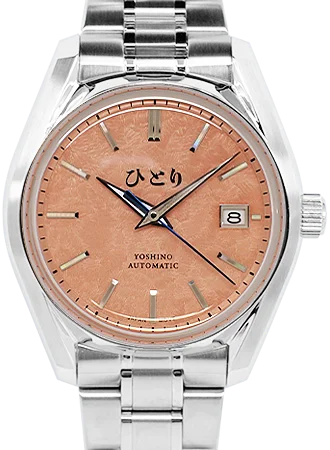 Men's Engraved Style Dress Watches-Yoshino Sakura Masu