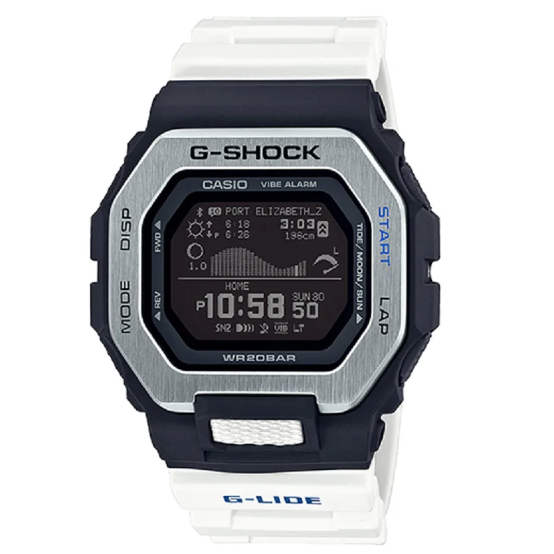 Unisex Mechanical Movement Style Watches-Casio G-Shock Men's White Watch GBX-100-7ER