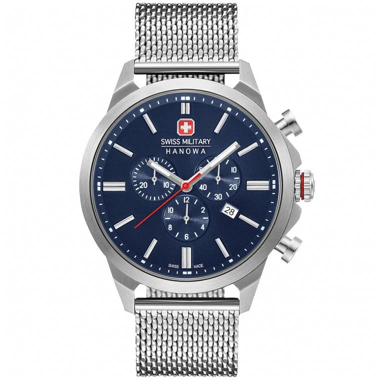 Men's Personalized Design Men's Watches-Swiss Military Hanowa Chrono Classic II Blue Watch 06-3332.04.003