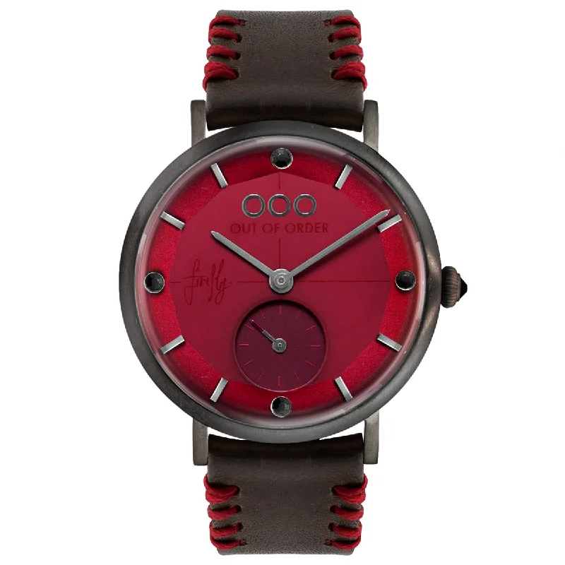 Men's Formal Event Style Dress Watches-Out Of Order Men's Brown Firefly 41 Watch OOO.001-11.RS