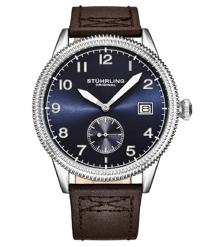 Men's Field Watches German Made Edition-The Wingman Quartz 4011 Aviator 44mm