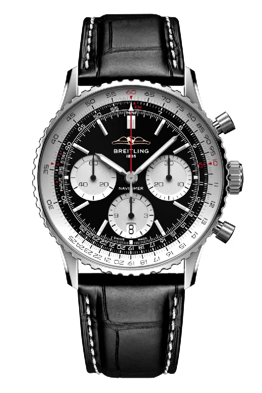 Men's Everyday Wear Design Dress Watches-Breitling Navitimer B01 Chronograph 41 AB0139211B1P1