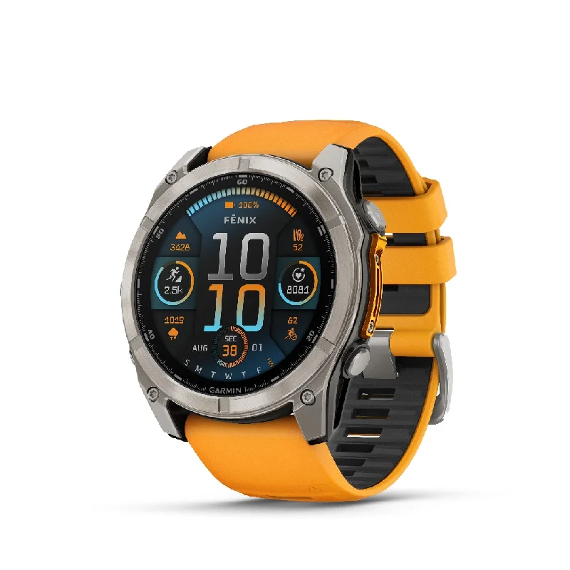 Men's Minimalist Design Sports Watches-Orologio Garmin Fenix8 Amoled 51mm titanium 010-02905-11 Men's Minimalist Design Sports Watches-Orologio Garmin Fenix8 Amoled 51mm titanium 010-02905-11