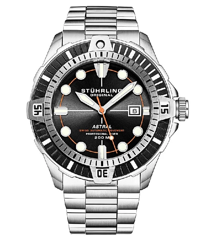 Black Dial/Silver Case/Silver Bracelet