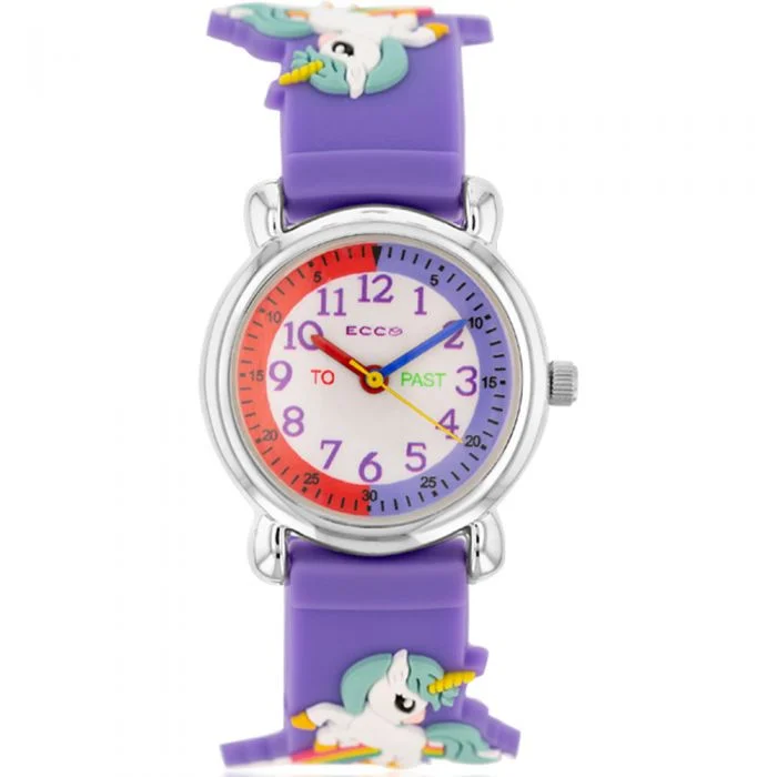 Men's Modern Style Men's Digital Watches-ECC Kids Purple Unicorn Watch