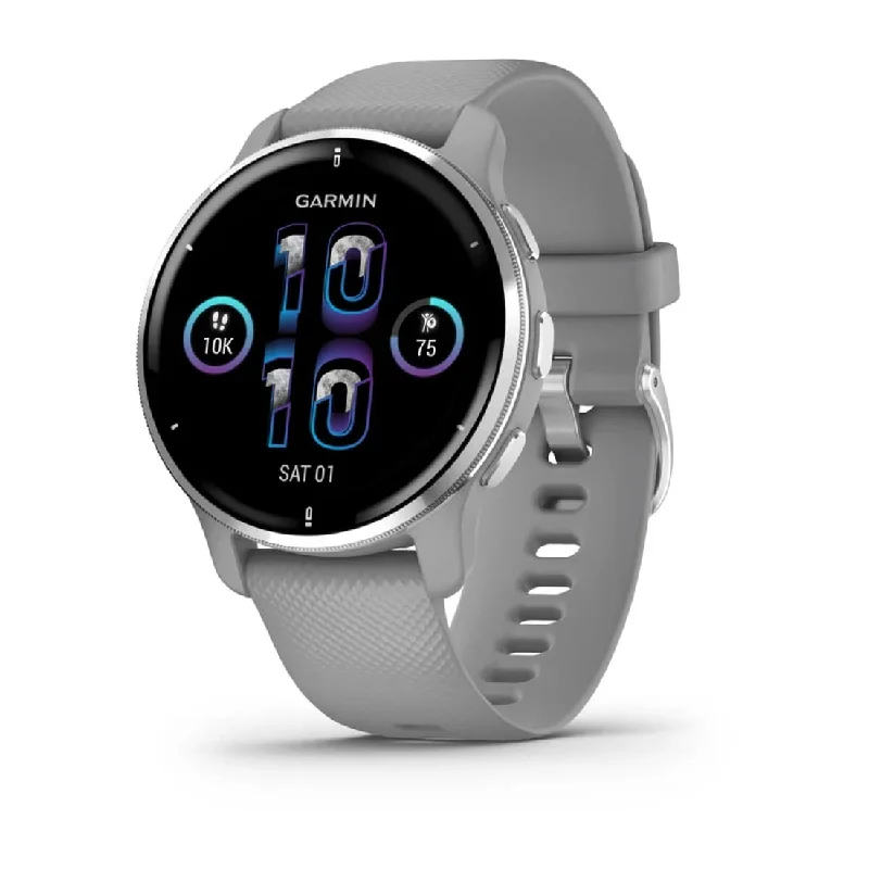 Men's Formal Event Style Sports Watches-Orologio Garmin Venu 2 Plus Powder Grey 010-02496-10 Men's Formal Event Style Sports Watches-Orologio Garmin Venu 2 Plus Powder Grey 010-02496-10