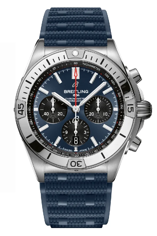 Men's Smart Style Dress Watches-Breitling Chronomat B01 42 AB0134101C1S1