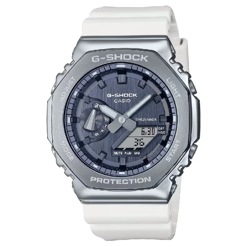 Men's Small Size Style Sports Watches-Orologio G-Shock GM-2100WS-7AER Precious Heart blu