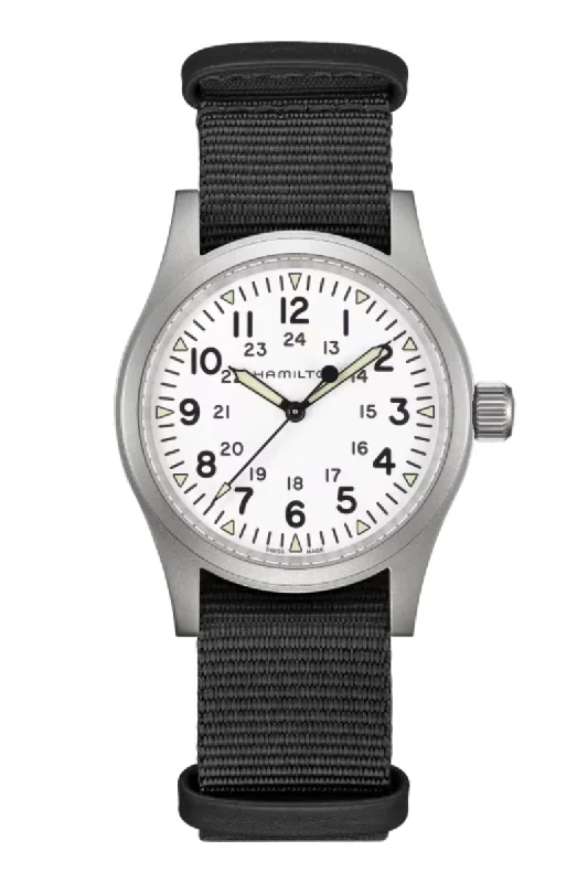 Men's Japanese Made Design Dress Watches-Hamilton Khaki Feild Mechanical H69439910