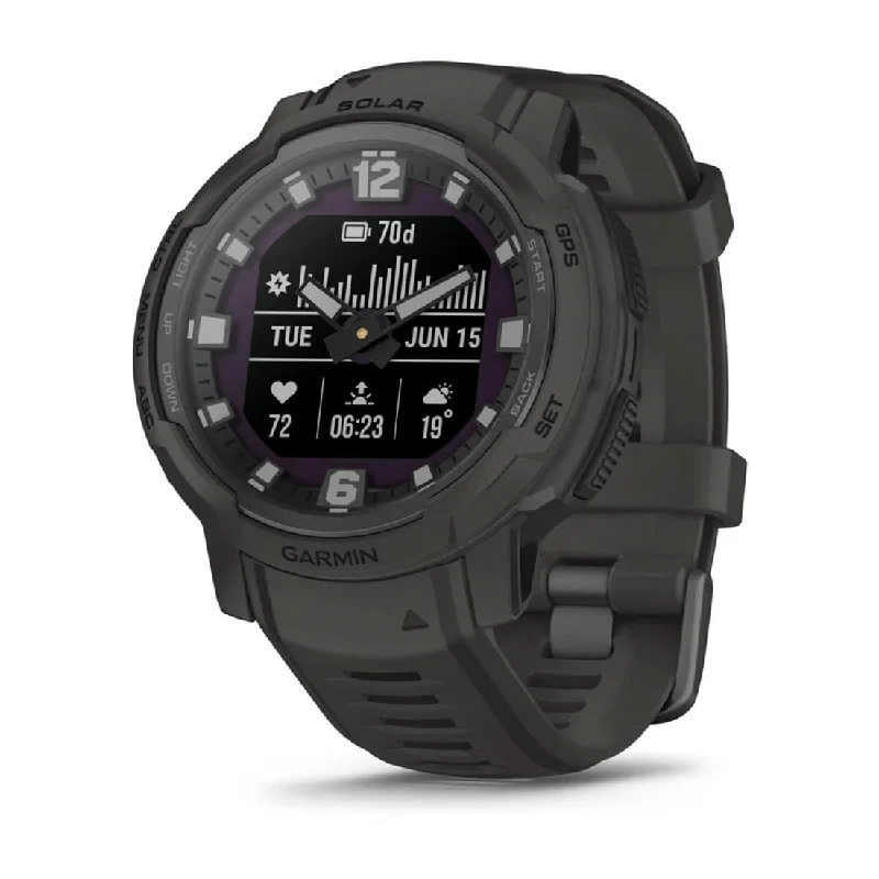 Men's Everyday Wear Style Men's Sports Watches-Orologio Garmin Instinct Crossover solar grafite 010-02730-01 Men's Everyday Wear Style Men's Sports Watches-Orologio Garmin Instinct Crossover solar grafite 010-02730-01