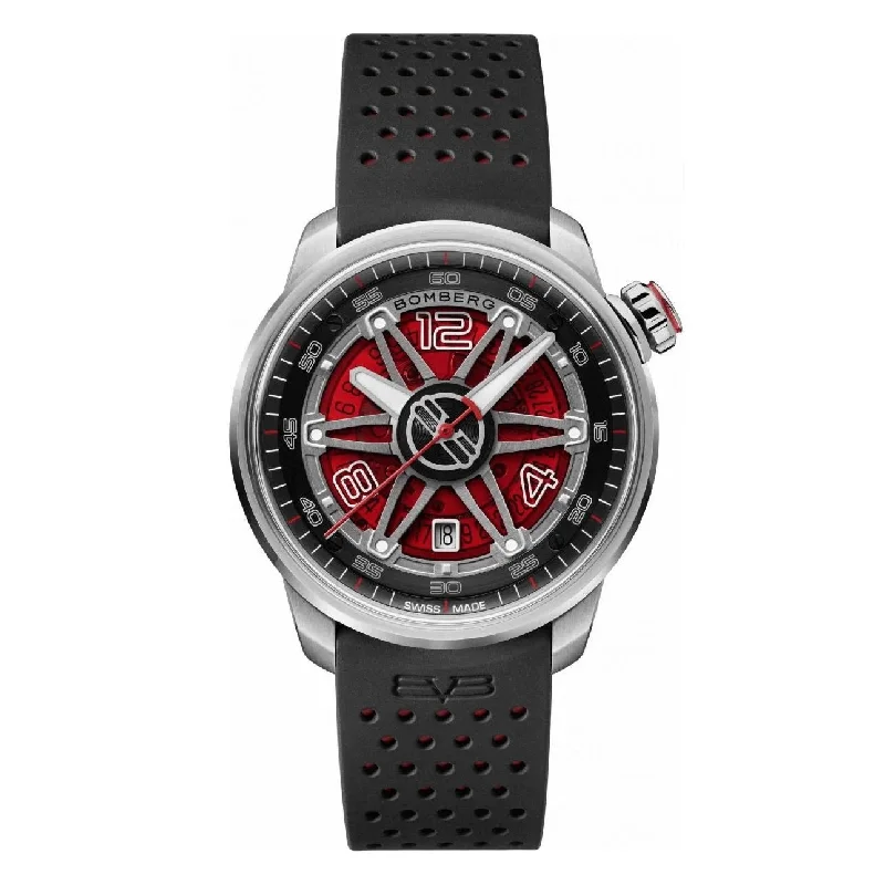 Men's Swiss Birthday Edition-Bomberg Watch BB-01 Automatic Red CT43ASS.22-1.11