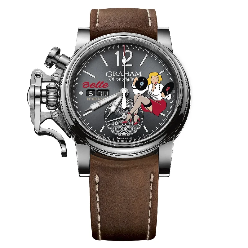 Men's Field Watches Environmental Impact-Graham Brown Chronofighter Vintage Ltd Watch 2CVAS.A01A Men's Field Watches Environmental Impact-Graham Brown Chronofighter Vintage Ltd Watch 2CVAS.A01A