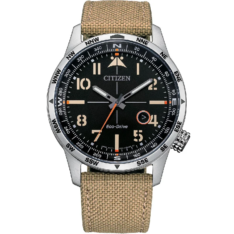 Men's Engagement Style Men's Digital Watches-Citizen Eco-Drive BM7550-10E