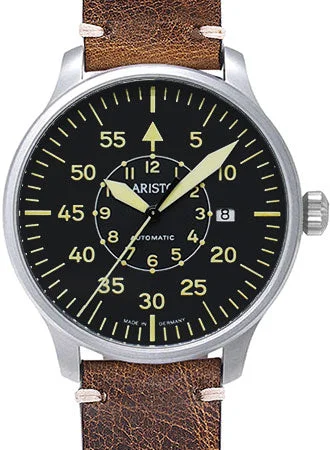 Men's Baton Hands Field Watches-Flieger Vintage 42 Type B 7H117 - Sapphire