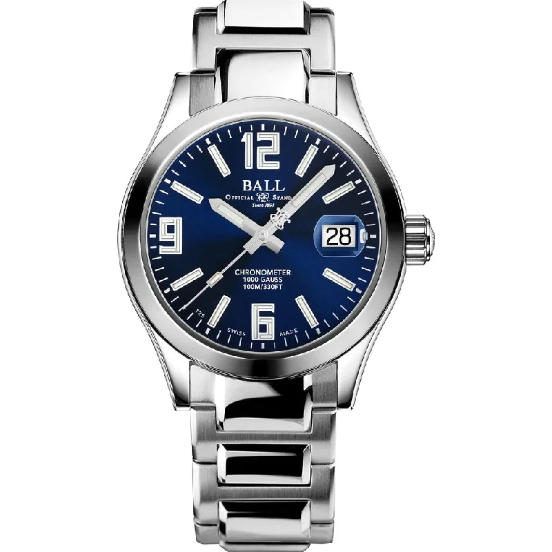 Men's Swiss Automatic Wind Edition-Ball Engineer III Pioneer Men's Blue Watch NM9026C-S15CJ-BE Men's Swiss Automatic Wind Edition-Ball Engineer III Pioneer Men's Blue Watch NM9026C-S15CJ-BE