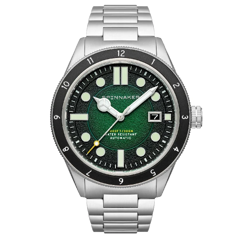 Men's Dive Watches for Water Sports -Spinnaker Stone Grey Cahill Automatic Watch SP-5096-33