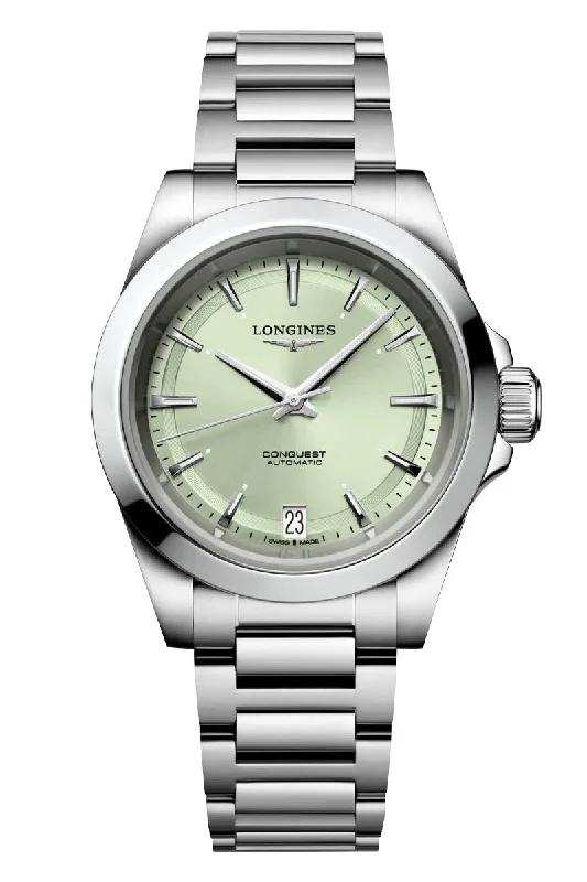Men's Limited Edition Style Dress Watches-Longines Conquest 34mm Automatic L3.430.4.02.6