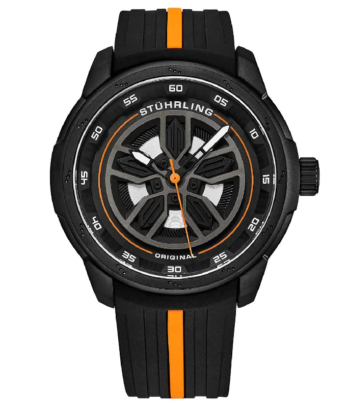 Black Dial / Black Case / Black Rubber Strap Black Tang Buckle 5