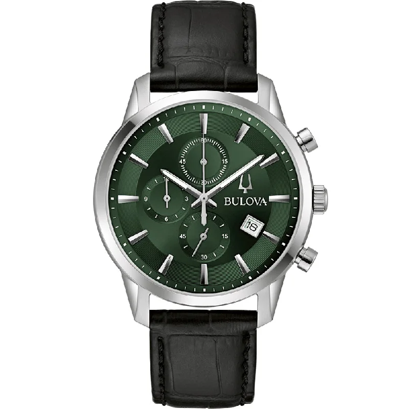 Men's Bluetooth Connectivity Digital Watches-Bulova Classic 96B413 Chronograph