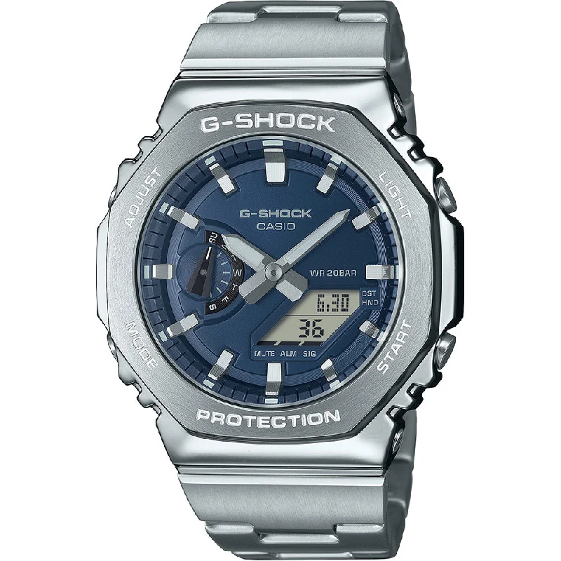 Men's Dive Watches with High-End Features -G-Shock GM2110D-2B G-Steel Metal Covered 'CasiOak' Men's Dive Watches with High-End Features -G-Shock GM2110D-2B G-Steel Metal Covered 'CasiOak'