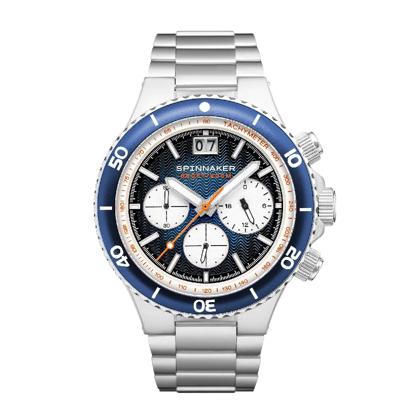 Men's Waterproof Dive Watches -Spinnaker Men's Blue Hydrofoil Watch SP-5086-22