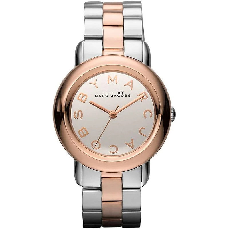 Men's Romantic Dinner Style Dress Watches-Marc Jacobs MBM3170 Ladies Marci Mirror Rose Gold Watch
