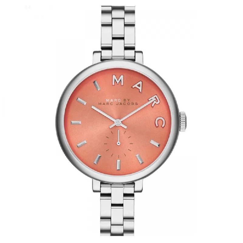 Men's Automatic Wind Slim Watches-Marc Jacobs MBM3365 Ladies Sally Orange Watch