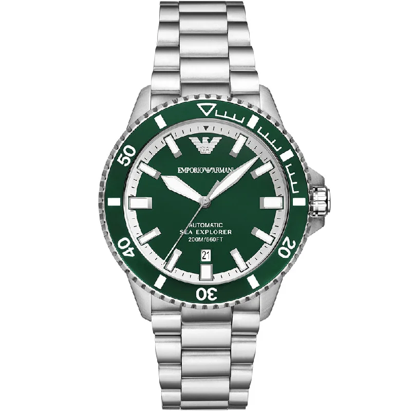 Men's Hand-Wound Mechanical Watches-Emporio Armani Diver Pro AR60080 Automatic