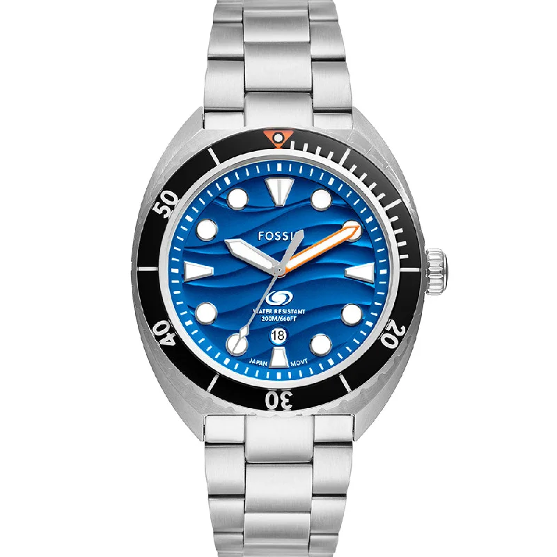 Men's Dive Watches with Stainless Steel -Fossil Breaker FS6064