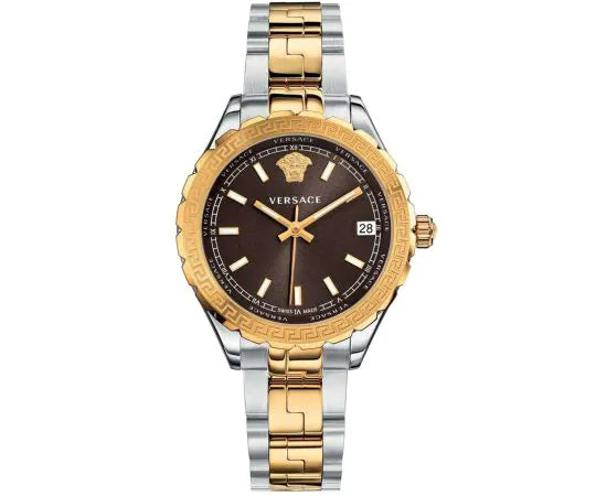Men's Swiss Hand-Wound Edition-Versace Hellenyium Ladies Watch Rose Gold Brown 12040015