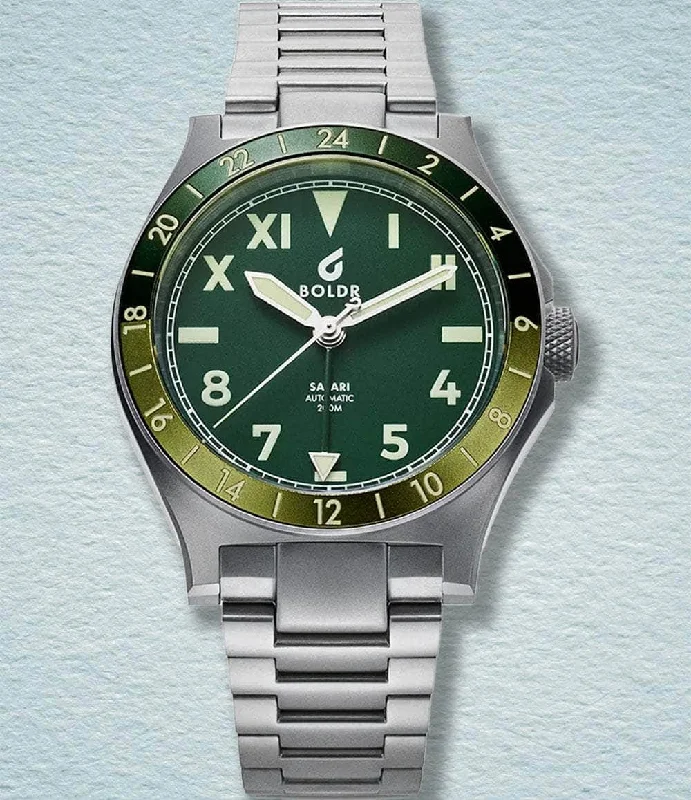 Men's GMT Watches with Swiss Chronometer Certification -​Safari GMT