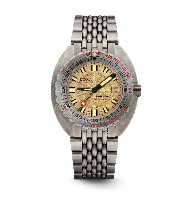 Men's Dive Watches with 100m Water Resistance -SUB 300T Clive Cussler