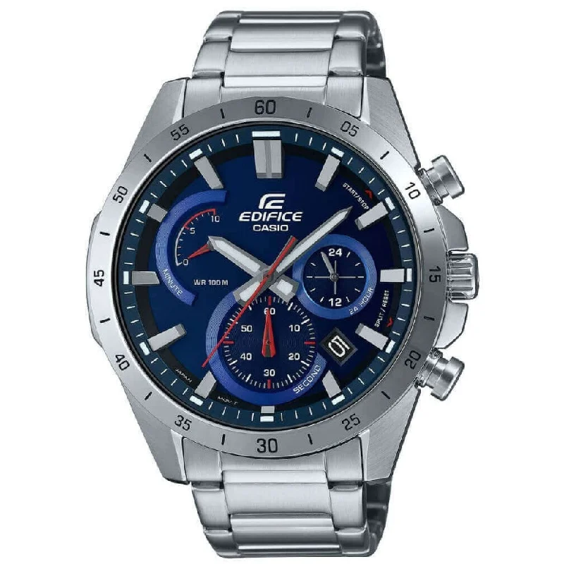 Unisex Luxury Design Watches-Casio Edifice Chrono Men's Blue Watch EFR-573D-2AVUEF Unisex Luxury Design Watches-Casio Edifice Chrono Men's Blue Watch EFR-573D-2AVUEF