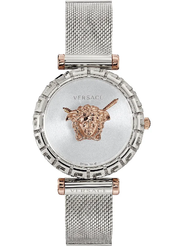 Men's Swiss Watch Formal Event Edition-Versace Ladies Watch Palazzo Empire 37mm Silver Milanese Bracelet VEDV00419