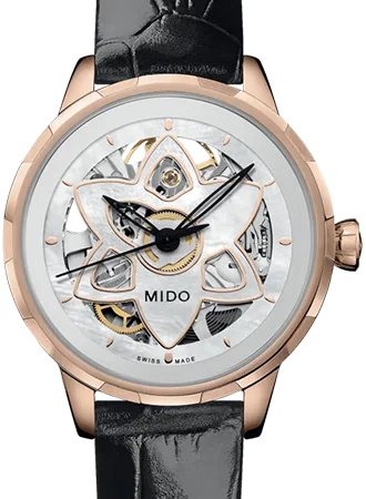 Women's Automatic Mechanical Watches-Rainflower Blossom Rose Gold Ladies Ref. M043.236.36.101.00