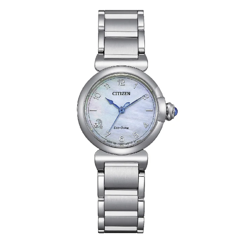 Women's Mechanical Watch Extra Large Edition-Orologio da donna Citizen Maybell EM1130-83D madreperla Women's Mechanical Watch Extra Large Edition-Orologio da donna Citizen Maybell EM1130-83D madreperla
