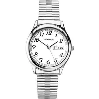 Men's Valentine's Day Dress Watches-Sekonda 1693 Men's White Watch