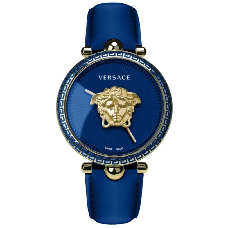 Men's Swiss Watch Maintenance-Versace Ladies Watch Palazzo Empire 39mm Blue VECO02122