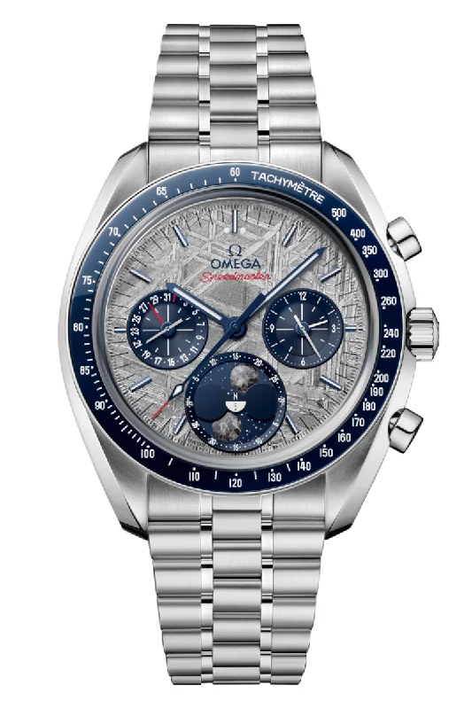Men's High-End Design Dress Watches-Omega Speedmaster Double Moonphase Co-Axial Master Chronometer Chronograph 304.30.43.52.06.001