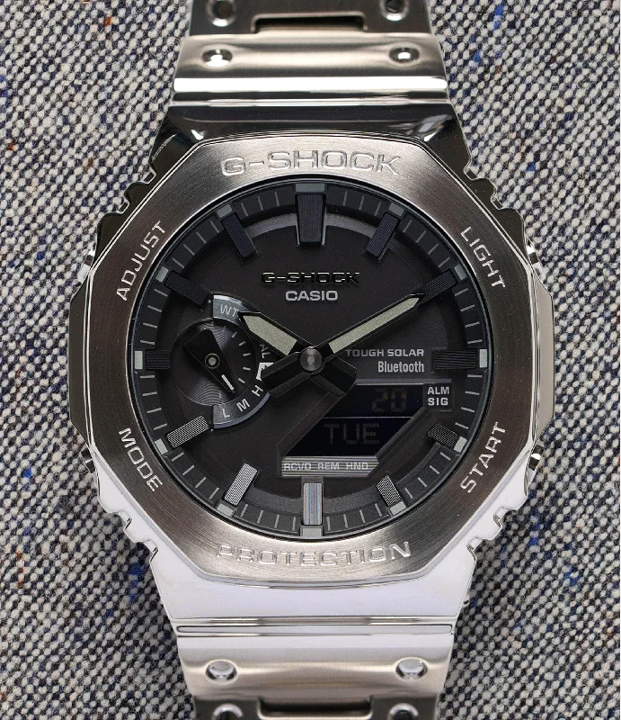 Men's Hand-Wound Style Men's Digital Watches-GMB2100 'FULL METAL 2100 SERIES'