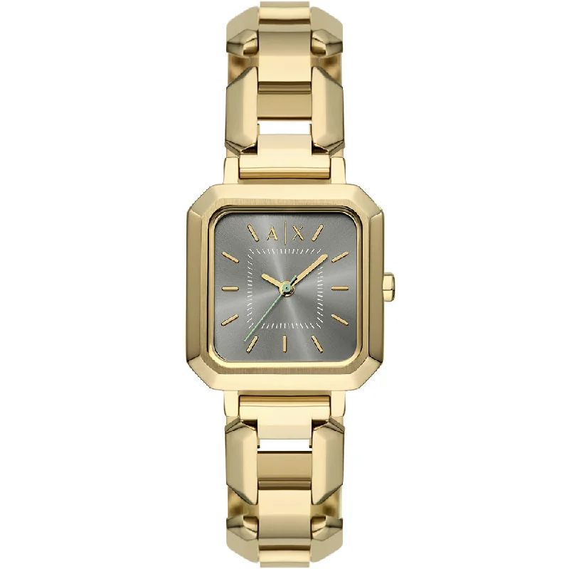 Men's Oval Case Style Digital Watches-Armani Exchange Leila AX5726