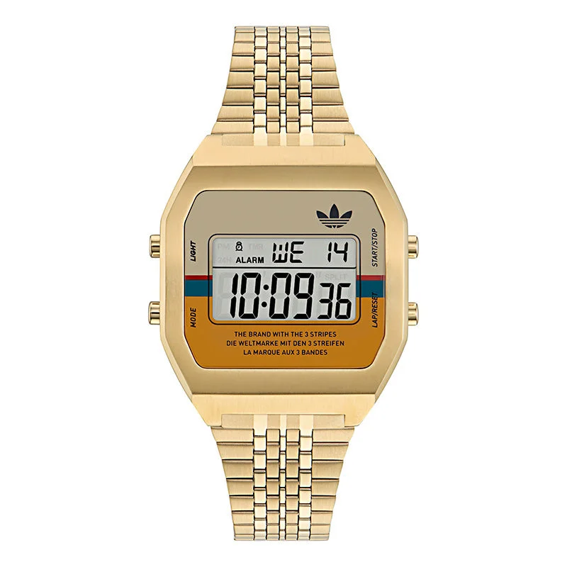 Unisex Local Brand Style Watches-Adidas Originals Digital Two Unisex Multicolour Watch AOST23555