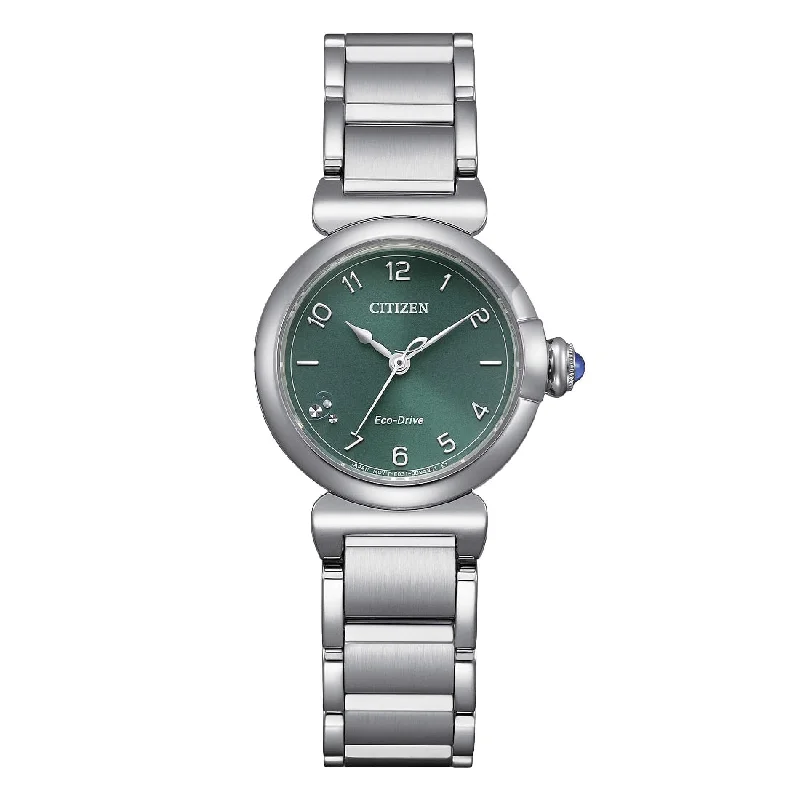 Women's Mechanical Watch Large Size Edition-Orologio da donna Citizen Maybell EM1130-83X verde Women's Mechanical Watch Large Size Edition-Orologio da donna Citizen Maybell EM1130-83X verde