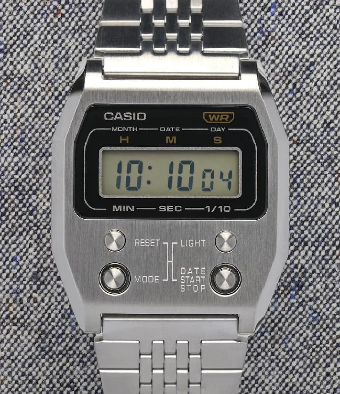 Men's Eco-Drive Style Men's Digital Watches-Vintage A1100 Series