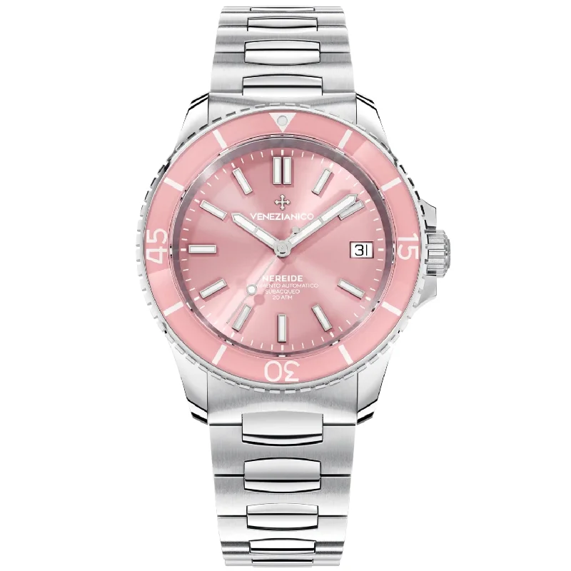 Men's Swiss Office Wear Edition-Venezianico 3121503C Nereide 39 Men's Pink Watch