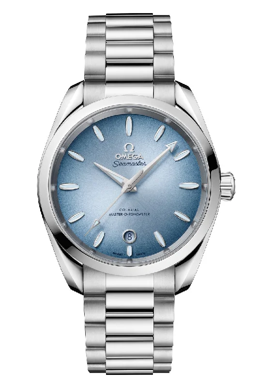 Men's Gift Design Dress Watches-Omega Seamaster 75th Anniversary Aqua Terra 150M Co‑Axial Master Chronometer 220.10.38.20.03.004