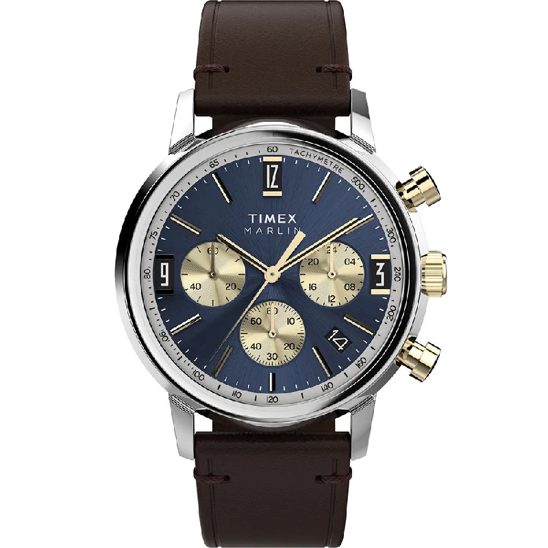 Men's Chronograph Watches for Sports Enthusiasts -Timex Marlin TW2W60400 Chronograph Men's Chronograph Watches for Sports Enthusiasts -Timex Marlin TW2W60400 Chronograph