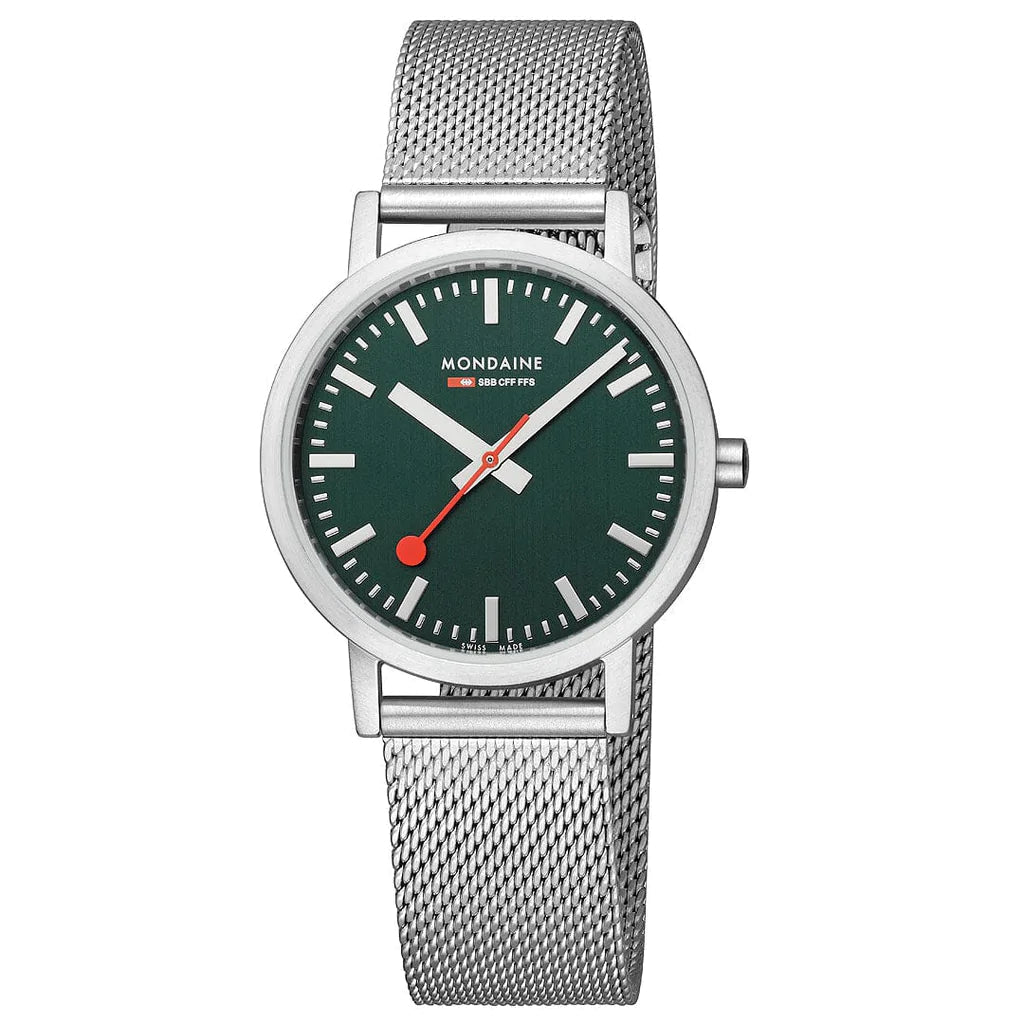 Men's Digital Style Men's Watches-Mondaine Classic Unisex Silver Watch A660.30314.60SBJ