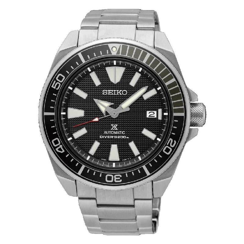 Men's Asian Made Sports Watches-Seiko Prospex SRPF03K1 Cassa Samurai quadrante nero Men's Asian Made Sports Watches-Seiko Prospex SRPF03K1 Cassa Samurai quadrante nero